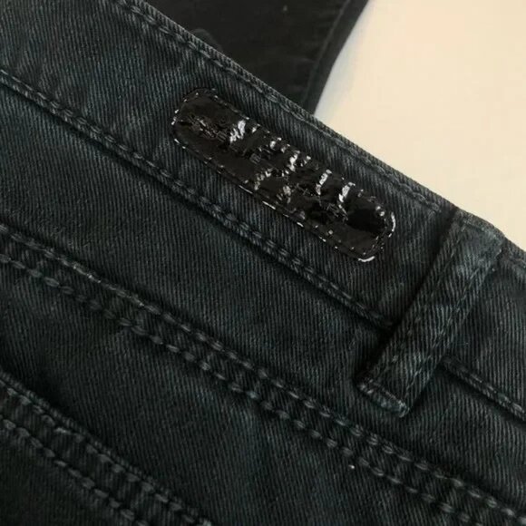 ELIE TAHARI WOMEN'S LUANA BLACK STRAIGHT LEG SLIM FIT LOW RISE JEANS 10 - Picture 8 of 11